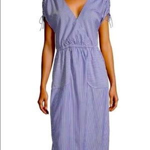 NWT Peyton & Parker blue and white striped dress